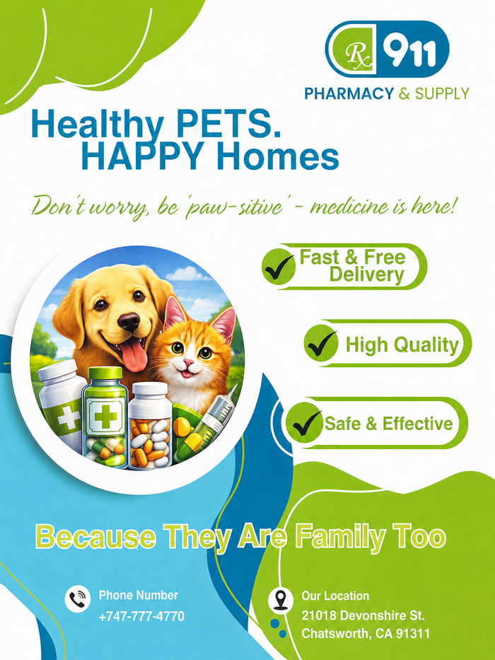 Pet medication brochure
